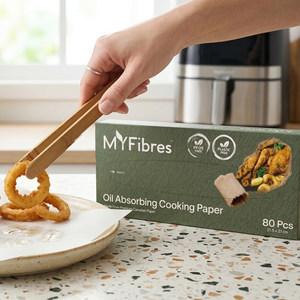 <b>Kitchen</b> Disposable Oil Absorbing Cooking <b>Paper</b> Interfolded 21cmx21cm 50pcs Food Grade Tempura <b>Paper</b> - Product Image 1