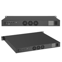 Serveur Mini PC Industriel 1U pour Pare-feu Pfsense, Boîtier Rack 1U avec 4 ports SFP+ 10G et 6 ports LAN, Processeur Intel LGA 1700 de 12e Génération, Montage en Rack 1U