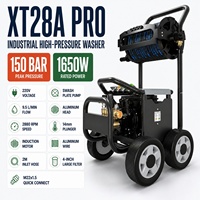 Nettoyeur haute pression électrique portable 1500 psi pour véhicules, lavage de voitures, maison, jardin, extérieur et surfaces en béton.