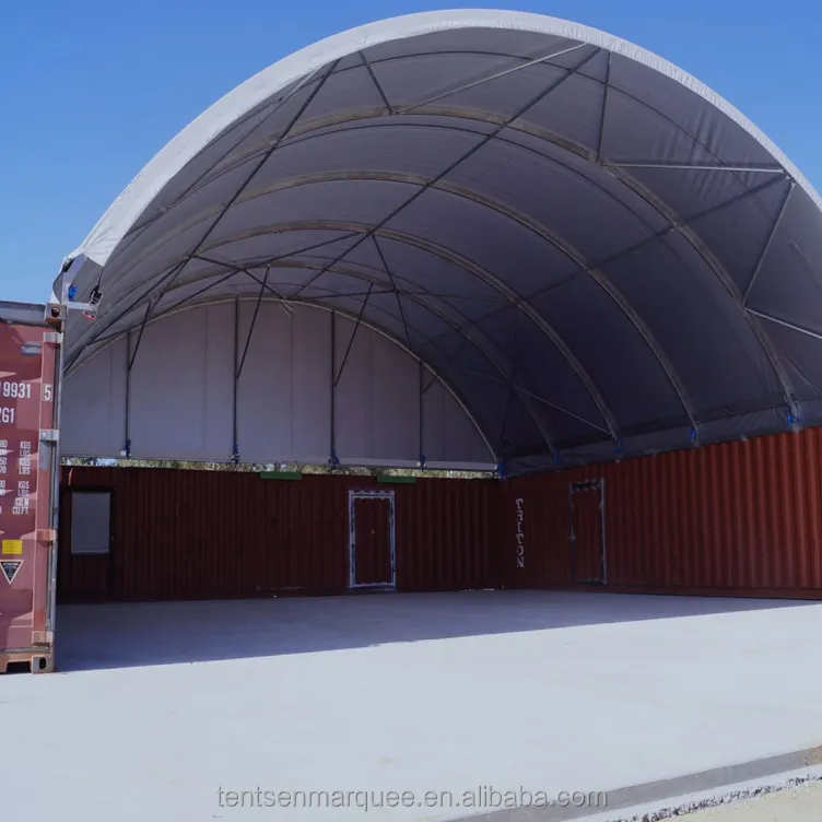 Fabrika Ssc2040 konteyner garaj çatı döken sıcak galvanizli çelik 650Gsm Pvc kapak depolama