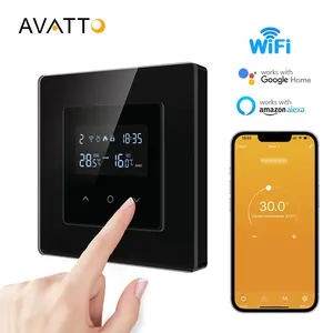 Avatto sàn sưởi ấm nhiệt 16A lập trình Wifi điện sưởi ấm nhiệt thông minh Nhà nhiệt