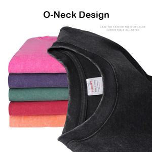 Camiseta de algodón grueso de 300 g/m² para hombre, 10.6 oz, con logotipo personalizado, de lujo, estilo urbano. - Product Image 3