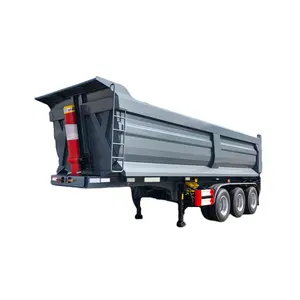 China Most Popular 3 Axle 35/40 CBM Tipper Trailer 60 Tons Dump Semi Trailer Dumper Semi Trialer For Sale