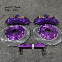 Púrpura V6 y F40 con freno de mano 18/19 pulgadas 355 380 rotores de hierro para Golf GTI Honda Accord Kia Foret Ford Mustang