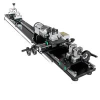 Tour manuel de haute précision multifonctionnel pour la réparation complète des têtes de queues de billard en cuir, centre de tournage de haute précision