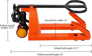 Apilador Eléctrico Autocargable Portátil de Gran Venta, Carretilla Elevadora Eléctrica de 1300kg y 1500kg con Elevación Automática - Product Image 2