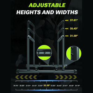 <span class=keywords><strong>Barra</strong></span> de fitness portátil DP8225 con conector de seguridad, soporte de inmersión resistente, <span class=keywords><strong>barra</strong></span> de ejercicios Parallette para entrenamiento callejero de <span class=keywords><strong>calistenia</strong></span> - Product Image 6