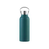 Bouteille isotherme sous vide en acier inoxydable 304 de 500 ml, style américain, grande capacité, isolation thermique 6-12 heures, pour l'extérieur