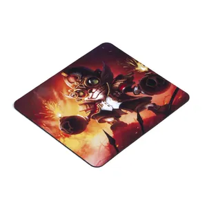 Designer Luxury Sublimation Anti Slip Mouse Pad For Custom Modern Home Office Computer Table Rubber League of Legends Printed