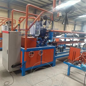 เครื่องทำรั้วการเชื่อมโยงโซ่อัตโนมัติเครื่องทำตาข่ายแบบโซ่คู่ - Product Image 2