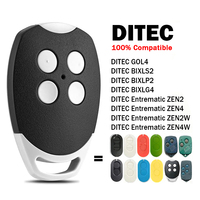 Mando a distancia para garaje/portón DITEC Entrematic ZEN2 ZEN4 ZEN2W ZEN4W GOL4 BIXLG4 BIXLP2 BIXLS2 de 433,92 MHz
