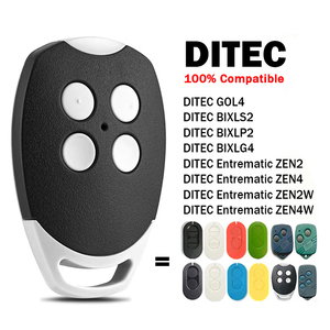 Mando a distancia para garaje/portón DITEC Entrematic ZEN2 ZEN4 ZEN2W ZEN4W GOL4 BIXLG4 BIXLP2 <span class=keywords><strong>BIXLS2</strong></span> de 433,92 MHz - Product Image 1