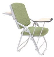 Chaise d'église pliante en tissu épais, chaise d'église chrétienne, chaise à bascule pour la lecture, chaise d'écriture, fabriquée en Chine, chaise pliante en métal