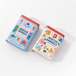YOJO Individuelle Cartoon-Kinderpflaster in Blechdose Verpackung Kinder-Wundpflaster Erste-Hilfe-Pflaster - Product Image 1