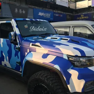 Großhandel Verpackungs folie Camouflage Vinyl Wrap Rolls Camo Karosserie folie für Auto Wrapping Auto Wrap Film