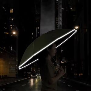 Paraguas Extroversion de 10 Varillas con Protección UV, Automático, Grande, con Borde Reflectante, Resistente a la Lluvia, al Óxido y al Viento Fuerte - Product Image 2