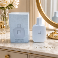 Flacon pulvérisateur de parfum en verre carré plat de luxe de 30 ml en gros avec boîte, ensemble d'emballage de parfum vide personnalisé, atomiseur rechargeable
