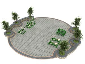 Equipo de gimnasio <span class=keywords><strong>para</strong></span> <span class=keywords><strong>ejercicio</strong></span> <span class=keywords><strong>al</strong></span> <span class=keywords><strong>aire</strong></span> <span class=keywords><strong>libre</strong></span>, nuevo diseño - Product Image 5