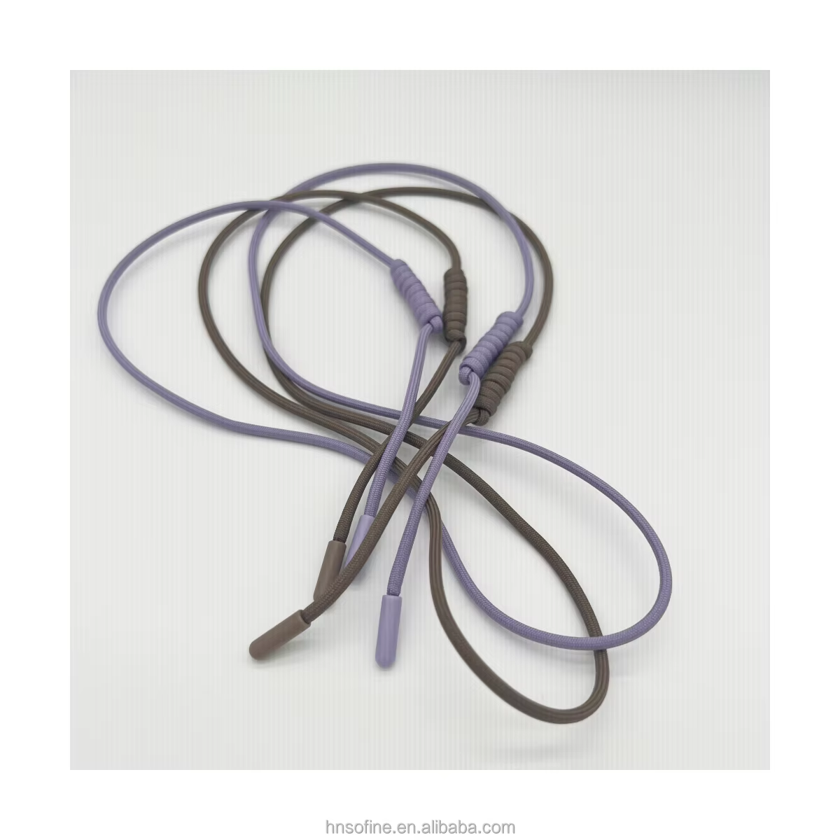Sofine Multifunction Available Polyester Reflective Drawcords Round Hoodie Draw String