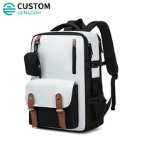 Fuliya - Mochila de Viaje Personalizada para Hombre y Mujer, Gran Capacidad, Impermeable, para Ordenador Portátil, para Vacaciones, Viajes de Negocios