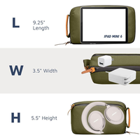 Étui de rangement pour câbles en nylon de qualité supérieure, sac de rangement pour appareils électroniques, pochette de voyage pour petits appareils électroniques