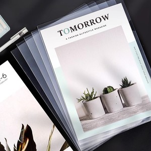 Borsa Portadocumenti Trasparente Impermeabile a Forma di <span class=keywords><strong>L</strong></span>, Formato A4, Custodia per Archivio Personalizzata - Product Image 6