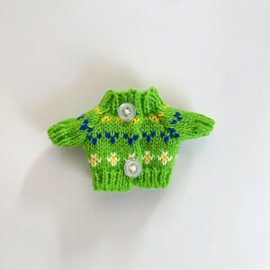 Hot Sale 10cm Kunststoff Kopf Hunde kleidung Großhandel 8 Punkte BJD Mode Puppe Zubehör Spielzeug puppe Pullover Puppe - Product Image 6