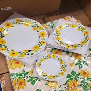 Juego de Vajilla de 20 Piezas con Diseño de Arte Etíope y Eritreo, Juego de Vajilla con Flores de <span class=keywords><strong>Abeba</strong></span>, Gran Oferta 2022 - Product Image 3