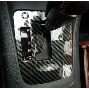 Plaque de transmission en fibre de carbone pour Subaru Forester 2013-2018, plaque de décoration de levier de vitesse côté conducteur, accessoires de garniture - Product Image 5