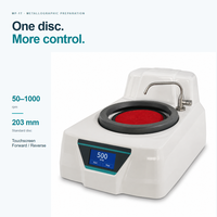 Machine de polissage et de meulage de spécimens métalliques à section mince entièrement automatique à écran tactile Aiqiric MP-1T avec moteur PLC