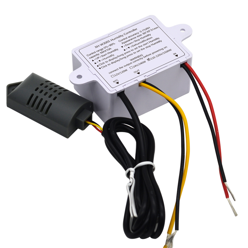 W3005 AC110-220V Led Digital Humidity Controller Hygrometer Constant Humidity Humidification and Dehumidification(图5)