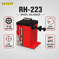 Équilibreuse de roues intelligente KAESAR RH-223 avec fonction OPT SPO, indication laser double, précision de 1g, pour roues de 10 à 26 pouces