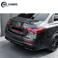 Vente en gros W206 pare-chocs de voiture classe C C206 mise à niveau vers C63 Style 2022 + kits de carrosserie accessoires de voiture pièces automobiles embouts d'échappement de calandre