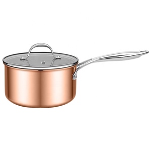 Bán buôn thiết kế mới 9 cái đồng chậu nấu ăn thép không gỉ <span class=keywords><strong>Cookware</strong></span> sets cổ điển kim loại phong cách - Product Image 4