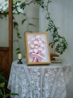 Boîte à cadre 3D DIY pour fleurs préservées, cadre en bois profond pour fleurs, bloc de cadre photo pour fleurs préservées, souvenir de mariage