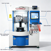 Mesin Perbaikan Velg CNC Crystal Alloy Diamond Cut AWR802VP untuk Peralatan Kendaraan