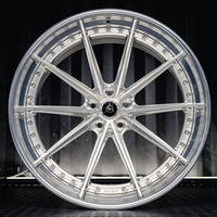Juego de 2 Ruedas Forjadas LH 5x112 5x120 5X114.3 de 19 20 21 22 23 24 Pulgadas para Porsche 911 BMW F80 F90 G20, Ruedas de Aleación