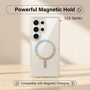 Funda Magnética para Teléfono con Diseño de Estrellas Coloridas con Láser, para <span class=keywords><strong>Samsung</strong></span> <span class=keywords><strong>Galaxy</strong></span> Serie S26 25 24 <span class=keywords><strong>23</strong></span>, Carcasa Protectora Brillante IMD - Product Image 5