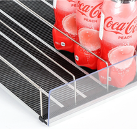Système d'étagères à rouleaux OFL à alimentation par gravité automatique, durable, économique, construction en plastique et en acier