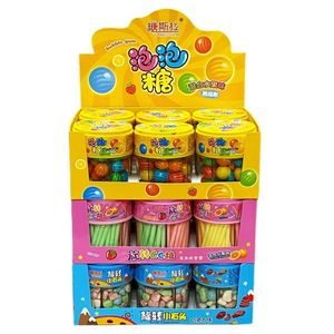 Goma de Mascar de Arcoíris en Forma de Botella Giratoria de la Serie Cc joy, Dulces de Paja, Dulces de Piedra, Venta al por Mayor - Product Image 1