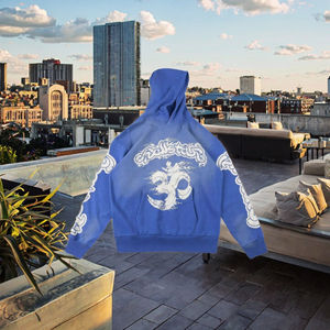 Sudadera con Capucha de Hiphop Profesional Personalizada al por Mayor, 100% Algodón, Corte Holgado, Ropa Urbana para Invierno - OEM ODM Dropshipping - Product Image 3