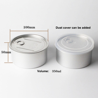 Conteneur en métal en fer blanc vide 85g 170g boîtes de conserve prix de gros avec #211 #307 EOE pour l'huile de thon mise en conserve d'aliments pour animaux de compagnie