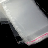 Sac Opp Cpp Transparent de vente chaude avec en-tête Bopp oléofuge perforé pour la manipulation de Surface d'impression par gravure cadeau