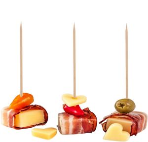 Palillos de Dientes Desechables Ecológicos Totalmente Naturales de Abedul, Longitud Personalizada, Biodegradables, de Bambú, para Uso Alimentario en Restaurantes - Product Image 3