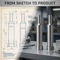 Jingruida Piezas de molde de plástico de alta precisión, Inserto de molde de precisión, Matriz de estampado, Punzón, Expulsor de molde, Expulsor escalonado