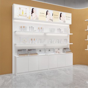 Baian cao cấp nhiệm vụ nặng nề thân thiện với môi gỗ hiển thị tủ tùy chỉnh mỹ phẩm Thẩm mỹ viện Kệ siêu thị - Product Image 3