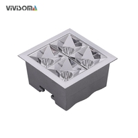 RL034650 Luminaire linéaire encastré moderne de précision à LED, luminaire architectural à CRI élevé, système d'éclairage commercial intérieur