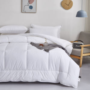 Doux luxe personnalisé hôtel simple double reine King Size hôtel couette insérer entièrement ensembles de couette avec oreiller - Product Image 3