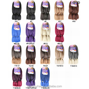 Extensions de cheveux synthétiques Yaki en vrac pour tresses, pré-étirées, <span class=keywords><strong>jumbo</strong></span>, 6X, 400g, pour tressage, vente en gros d'usine à bas <span class=keywords><strong>prix</strong></span> - Product Image 4
