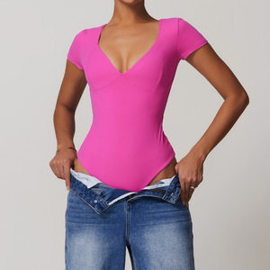 Liquidazione bella tuta Yoga posteriore stile europeo americano Casual corsa sport Fitness abbigliamento sportivo senza cambio di ritorno - Product Image 6